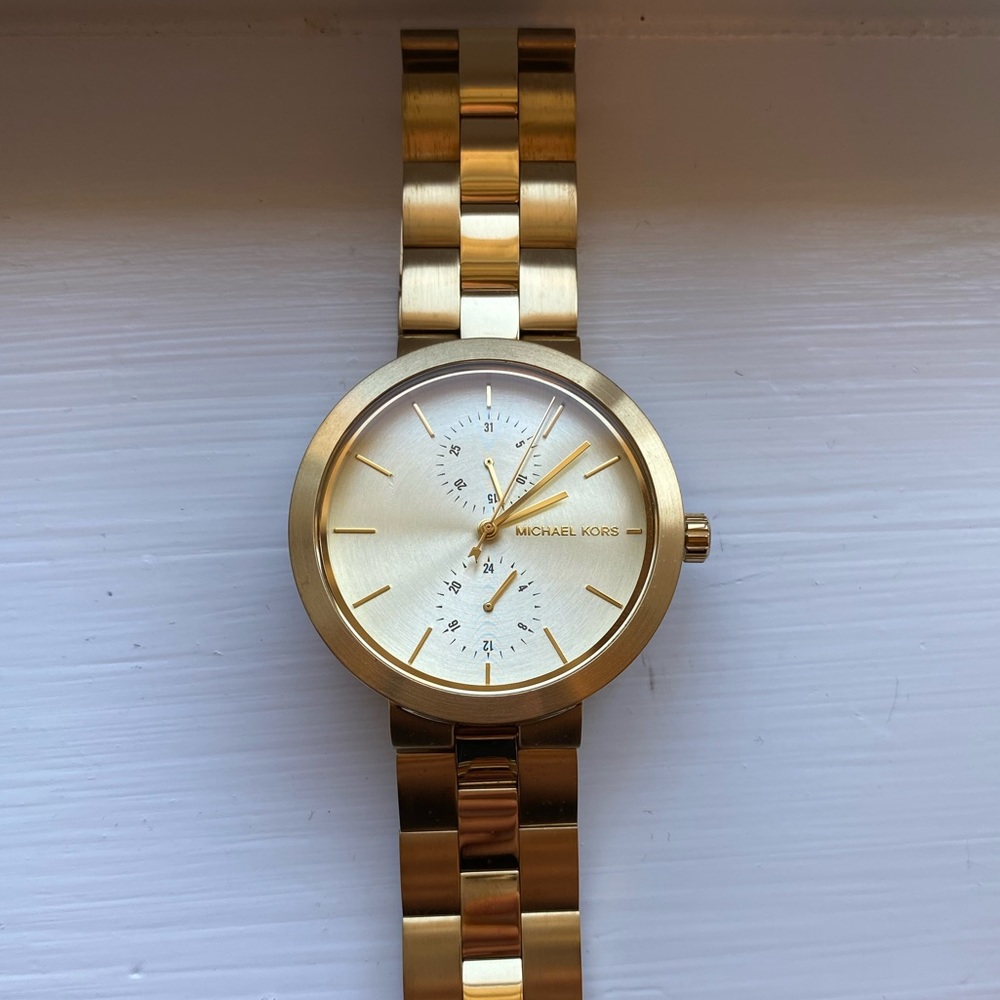Authentic Michael Kors Gold Watch